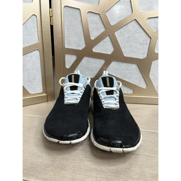 Nike Women Free 5.0 sz 8 Running Shoes Blue black 308975 Lace Up sneakers - Picture 4 of 10